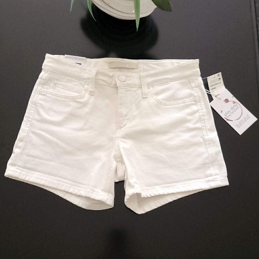 Joe's White Annie Denim Shorts Women's Size 27